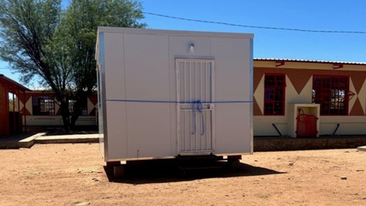 Cresta Lodge Donates Portable Cabin to Bokamoso Junior Secondary School for Guidance and Counselling Department