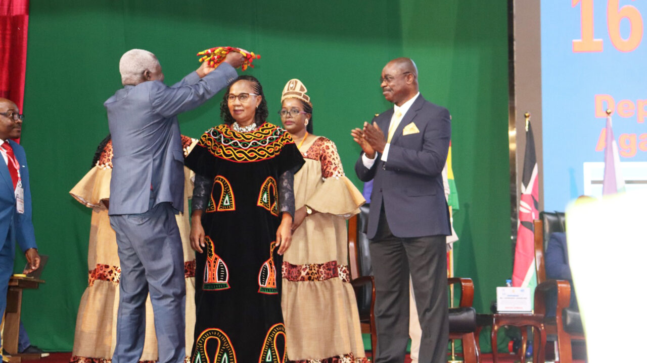 Ex-DCEC Chief Rose Seretse receives Continental Anti-Corruption Award