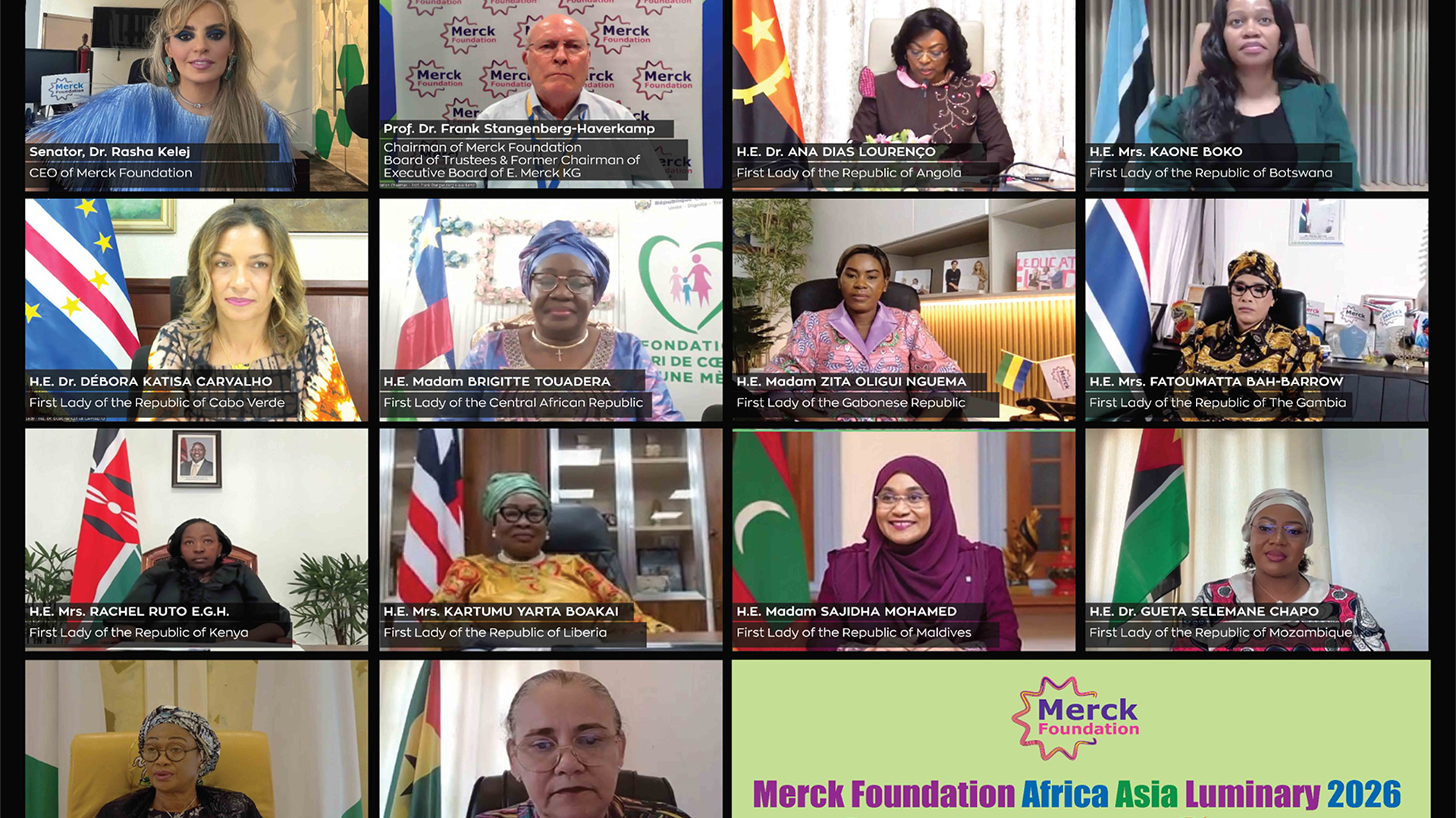 First Ladies Unite as Merck Foundation Expands Healthcare Capacity Across Africa and Asia