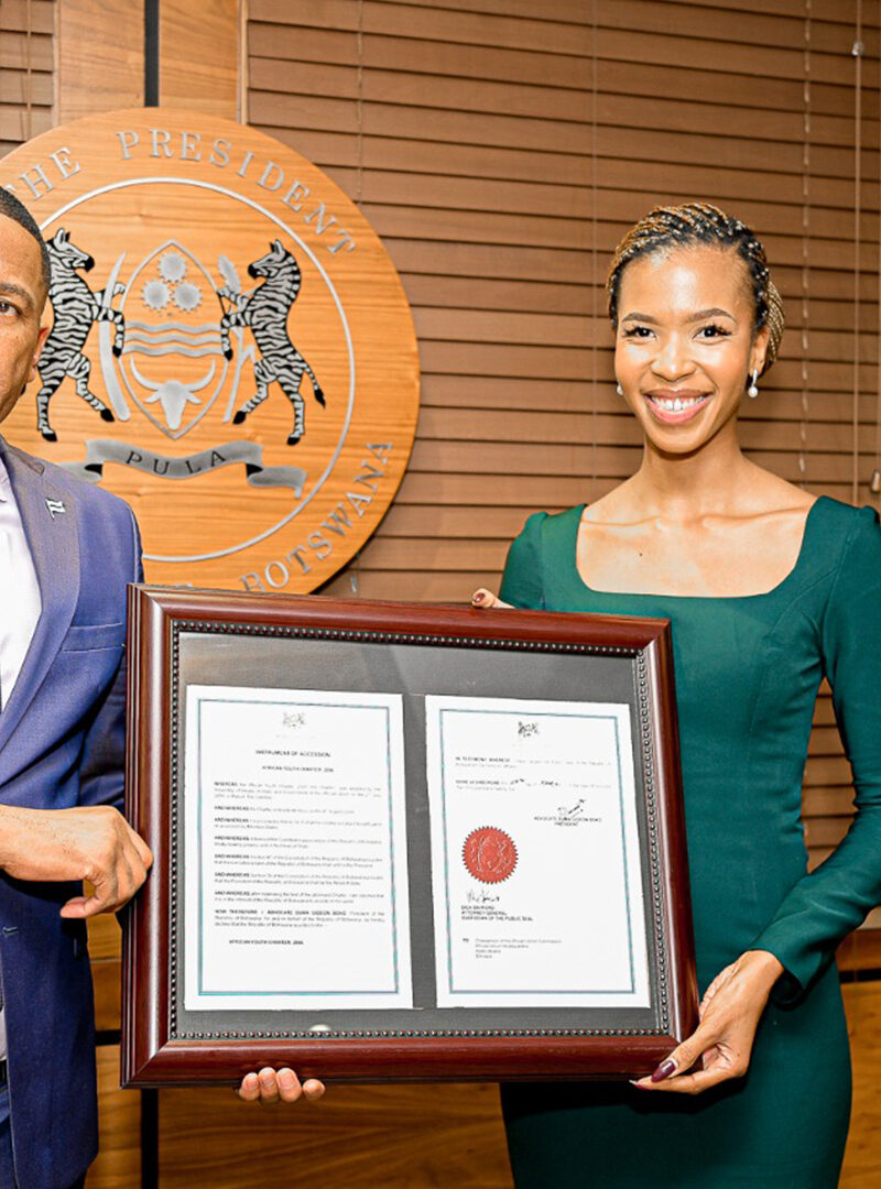 BOTSWANA accedes to the African Youth Charter