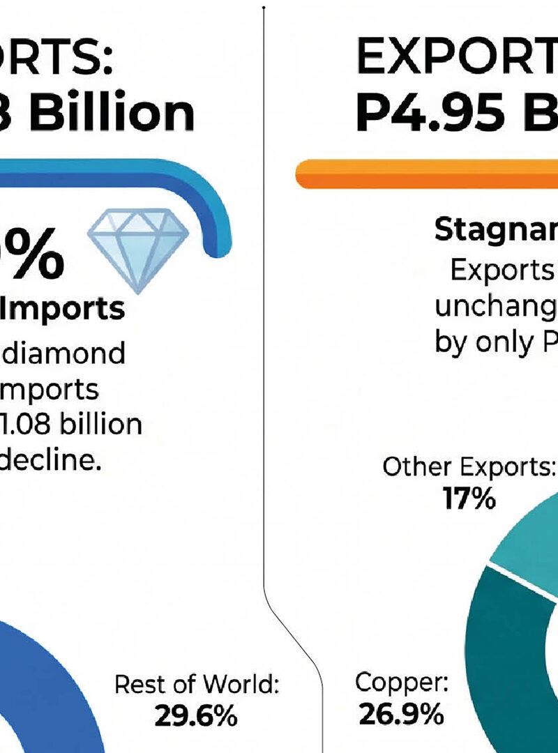 Botswana’s trade deficit reaches P2.33 Billion as imports fall