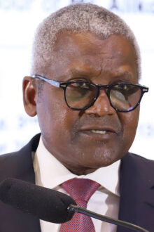 Dangote calls on Africa to finance its own industrialization   